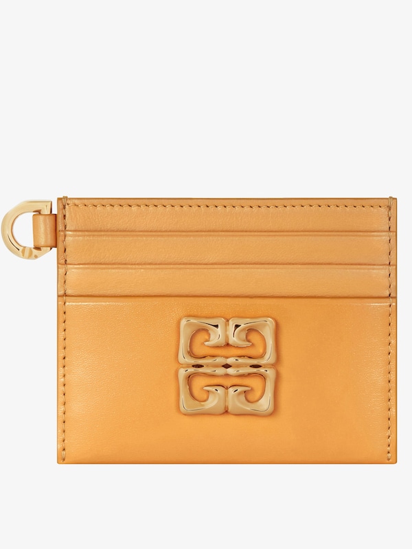 Givenchy 4G Liquid card holder in Box leather Rebajas de fin de temporada