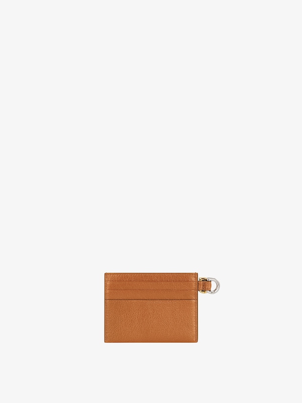 Givenchy Voyou card holder in leather 2025