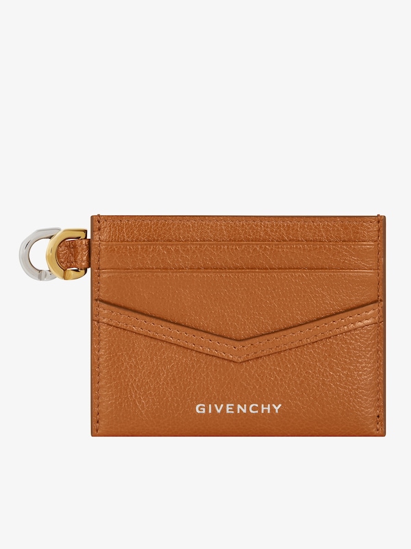 Givenchy Voyou card holder in leather 2025