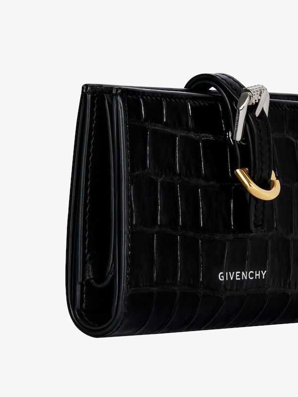 Givenchy Voyou wallet in crocodile effect leather Outlet online