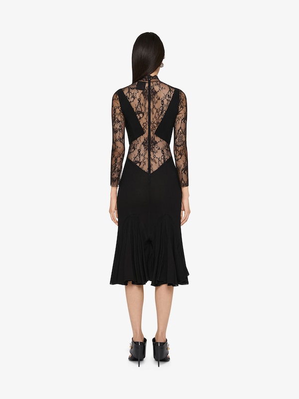 Givenchy Dress in chandelier lace and jersey Rebajas de fábrica