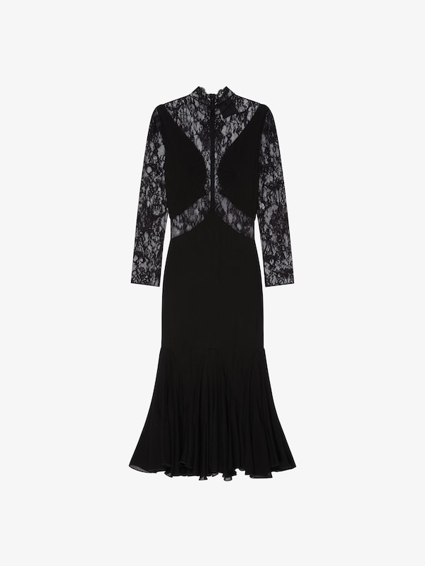 Givenchy Dress in chandelier lace and jersey Rebajas de fábrica