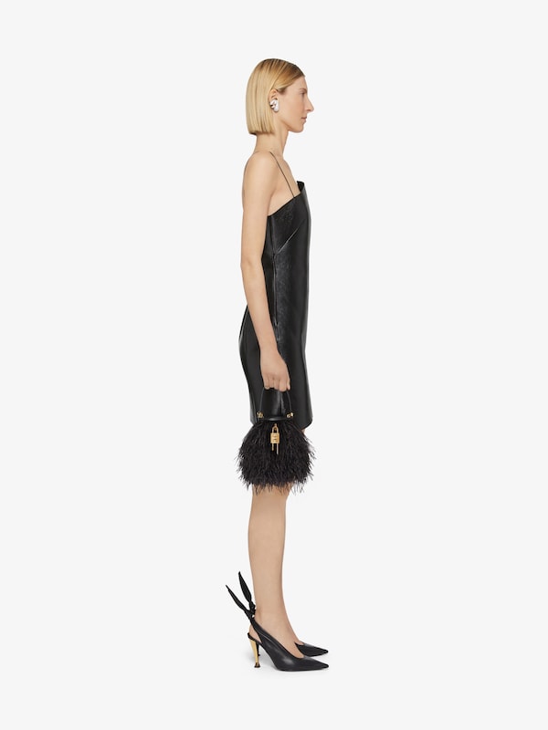 Givenchy Asymmetric dress in leather Los más vendidos