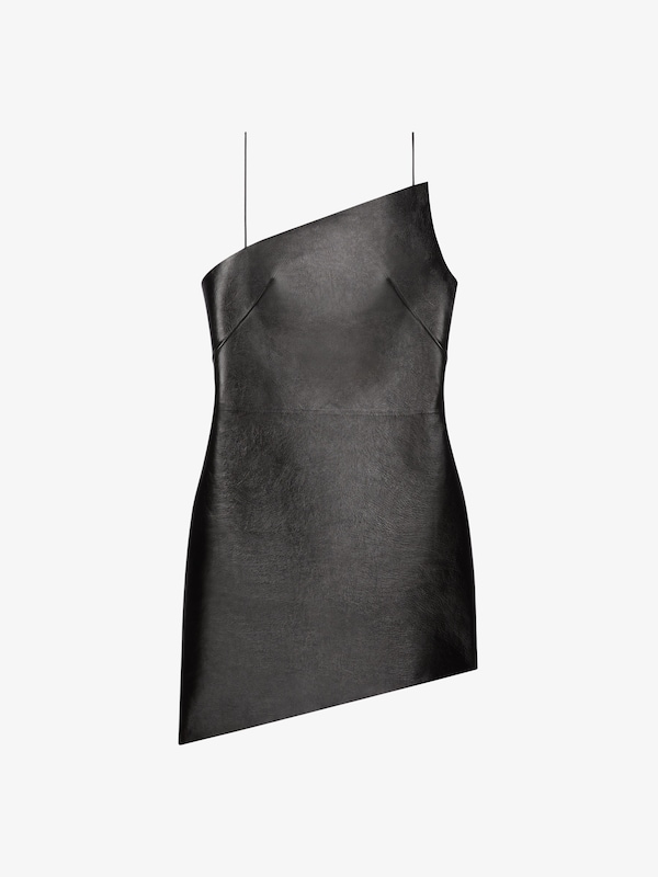 Givenchy Asymmetric dress in leather Los más vendidos