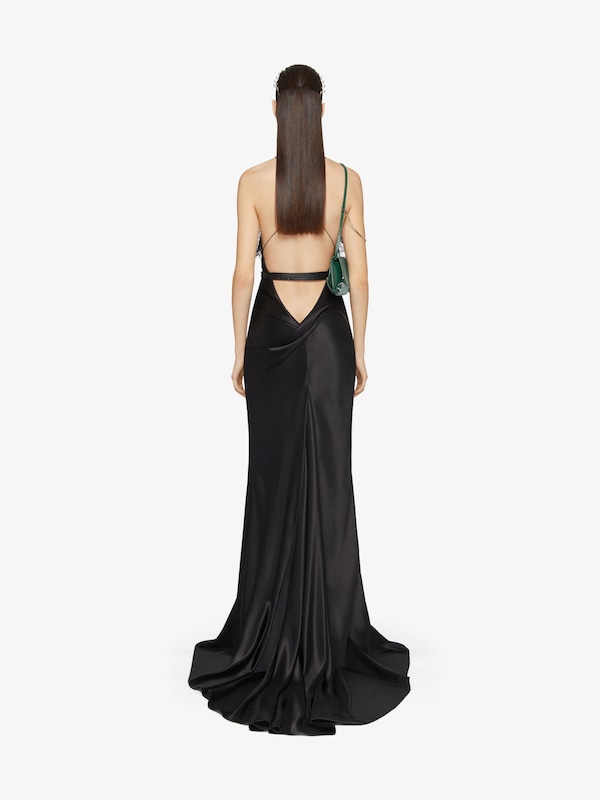 Givenchy Evening dress in satin with lace Liquidación