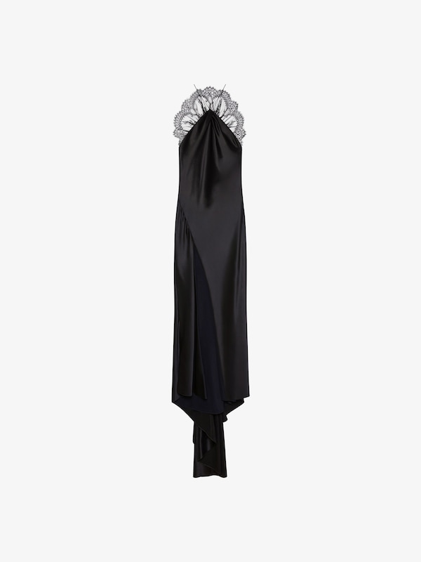 Givenchy Evening dress in satin with lace Liquidación