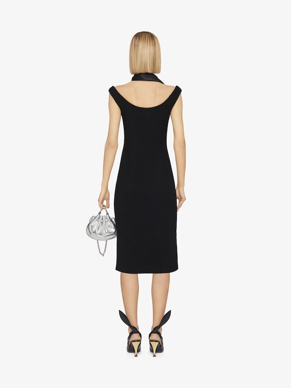 Givenchy Dress in wool with swallow collar Rebajas online