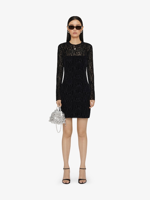 Givenchy Dress in python print tulle with 4G detail Rebajas top