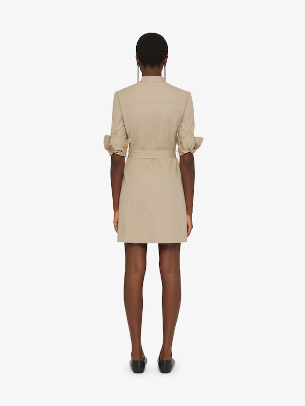 Givenchy Safari dress in poplin Oferta especial