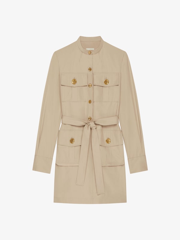 Givenchy Safari dress in poplin Oferta especial