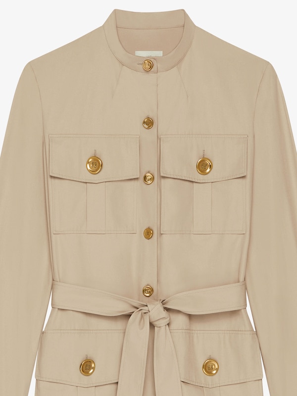Givenchy Safari dress in poplin Oferta especial