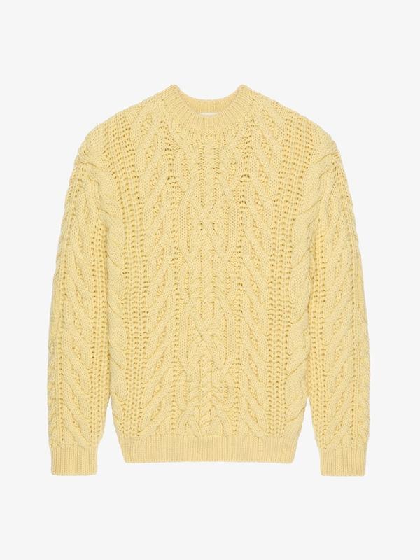 Givenchy Oversized sweater in cable-knit Envío gratis