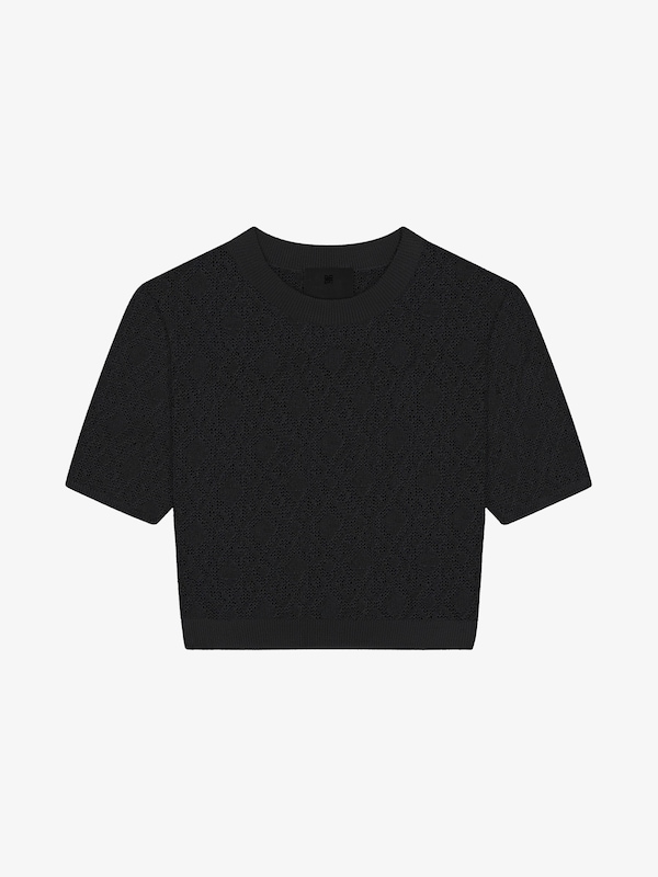 Givenchy Cropped sweater in monogram 72 jacquard Solo hoy