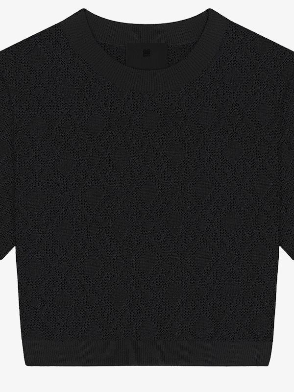 Givenchy Cropped sweater in monogram 72 jacquard Solo hoy