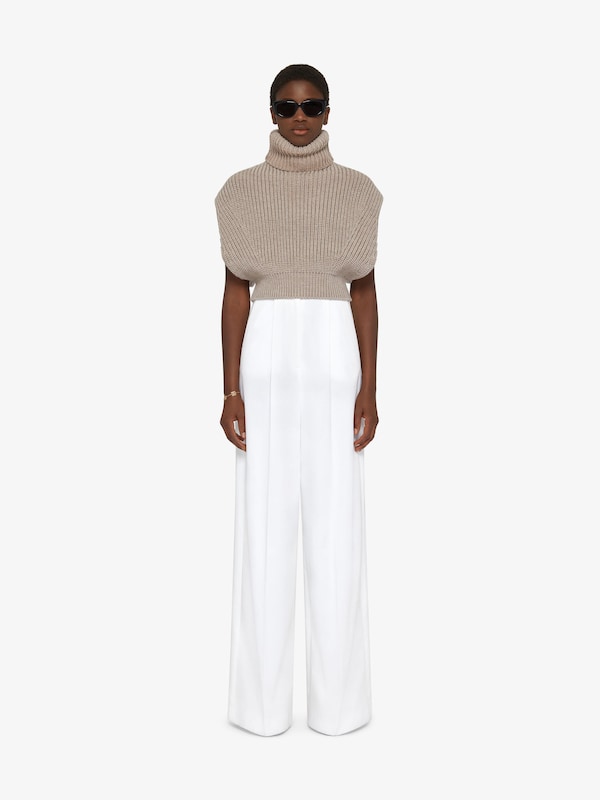 Givenchy Sleeveless turtleneck sweater in wool Superdescuento