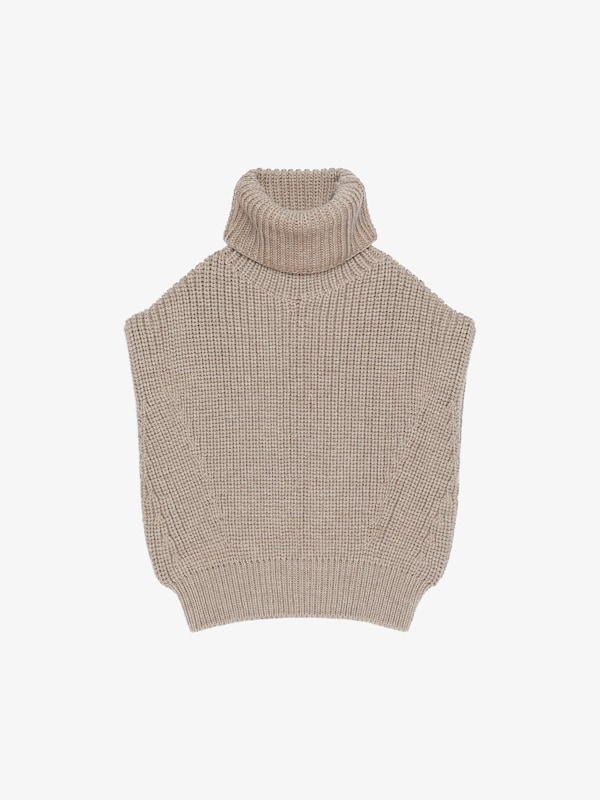 Givenchy Sleeveless turtleneck sweater in wool Superdescuento