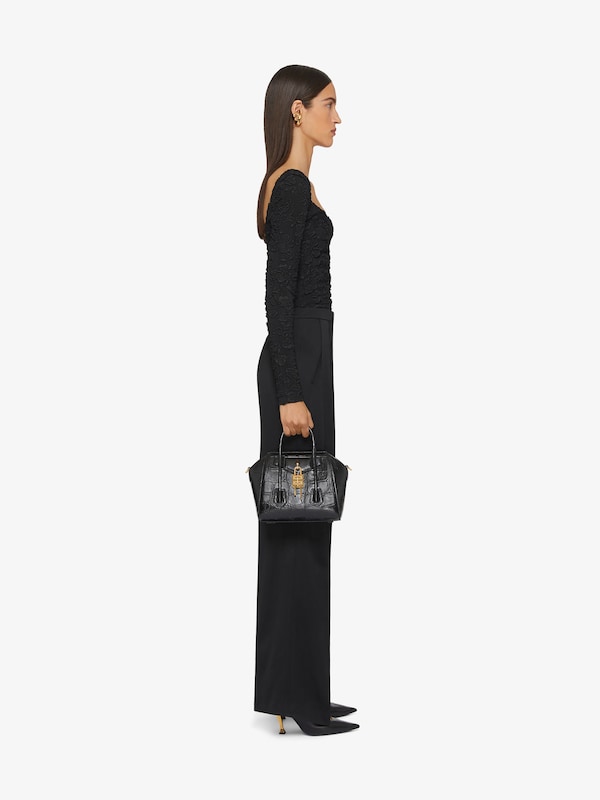 Givenchy Slim fit top in jersey with floral pattern Tienda de fábrica