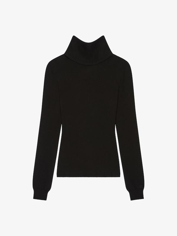 Givenchy Slim fit sweater in cashmere tied at the back Limitado a 3 días