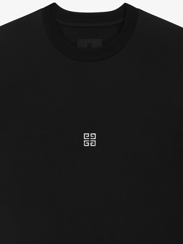 Givenchy Slim fit t-shirt in cotton with 4G detail Devoluciones gratuitas