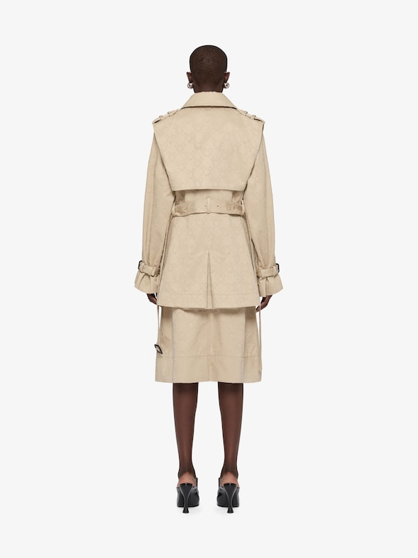 Givenchy Trench-coat in monogram 72 cotton Gran oferta