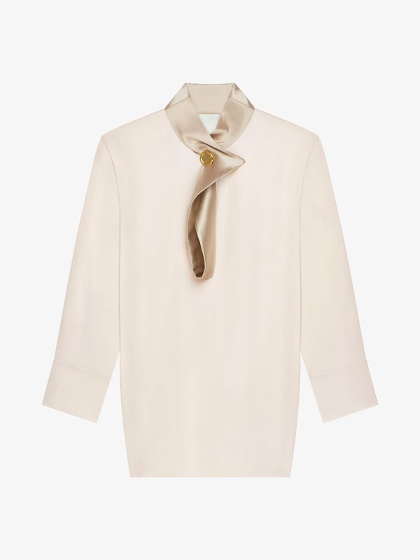 Givenchy Blouse in satin with buttoned collar ÚLTIMAS EDICIONES