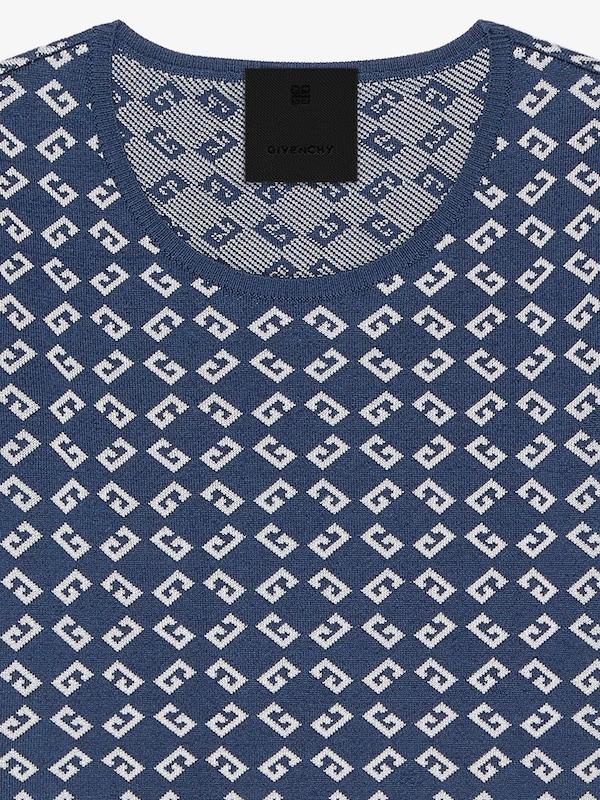 Givenchy Cropped sweater in monogram 72 jacquard Oferta especial de fábrica