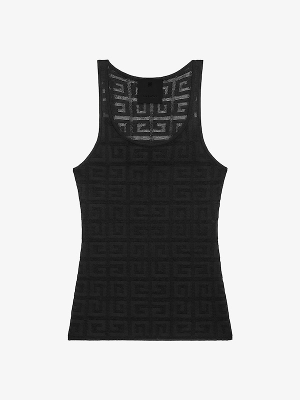 Givenchy Slim tank top in 4G jacquard Grandes descuentos