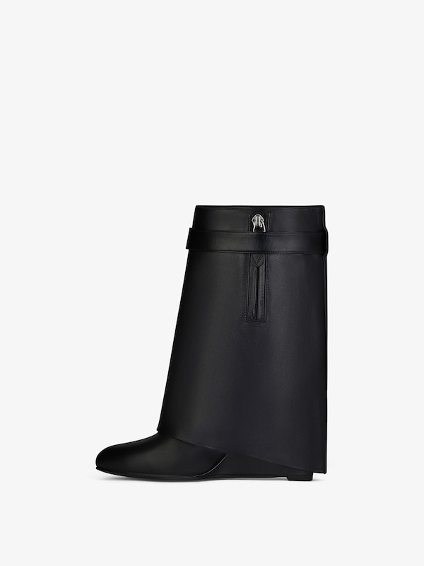 Givenchy Shark Lock ankle boots in leather En oferta