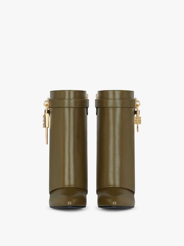 Givenchy Shark Lock ankle boots in leather Descuentos del mes