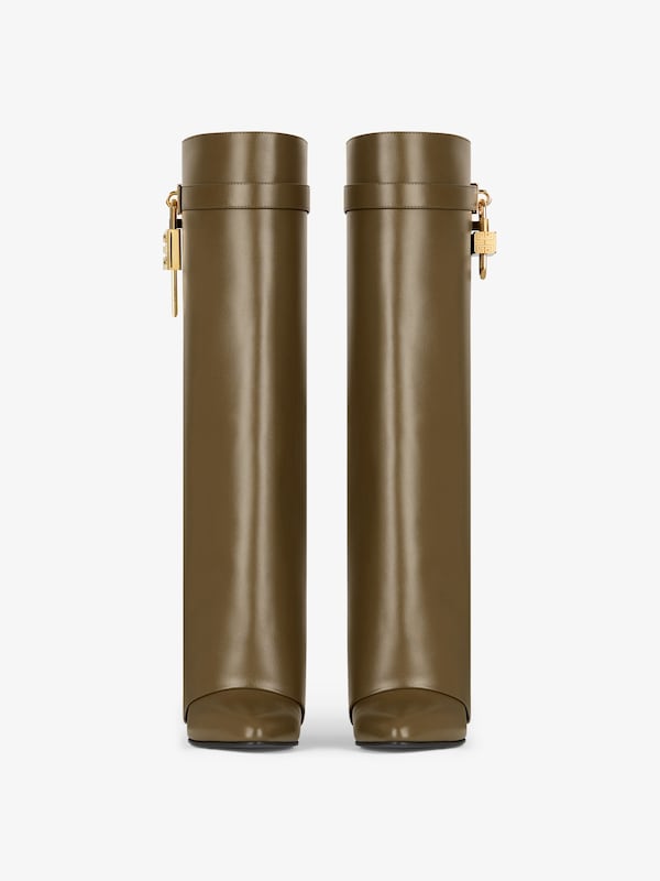 Givenchy Shark Lock boots in leather Oferta exclusiva