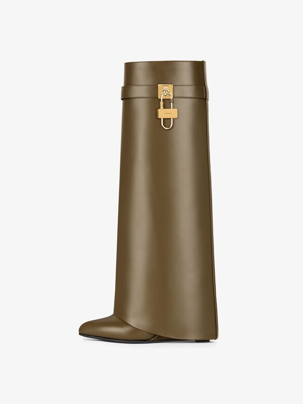 Givenchy Shark Lock boots in leather Oferta exclusiva