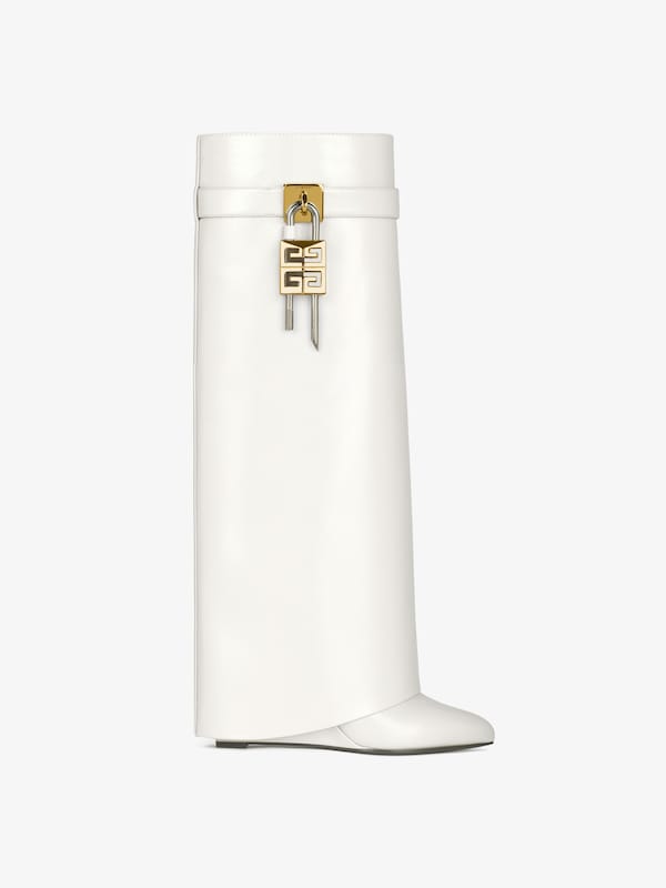 Givenchy Shark Lock boots in leather