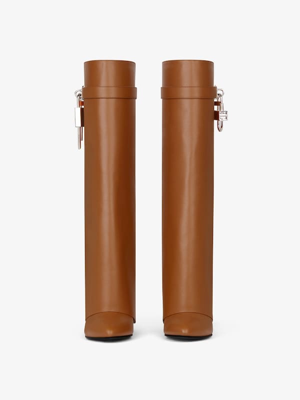 Givenchy Shark Lock boots in leather Outlet online