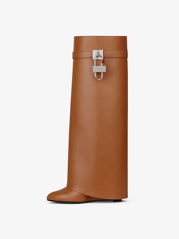 Givenchy Shark Lock boots in leather Outlet online