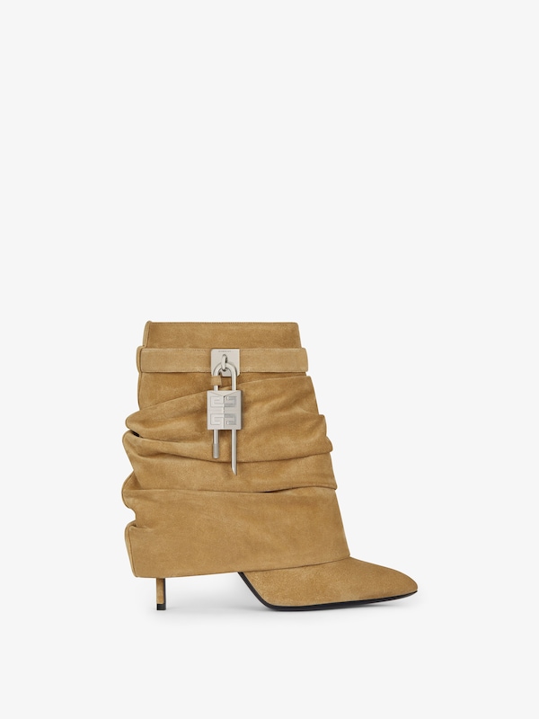 Givenchy Shark Lock Stiletto ankle boots in suede Ofertas