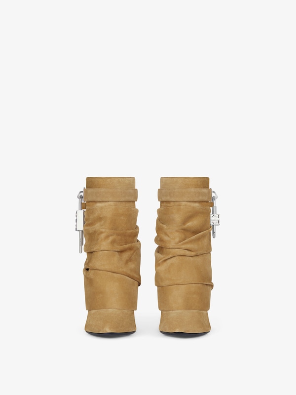 Givenchy Shark Lock Stiletto ankle boots in suede Ofertas