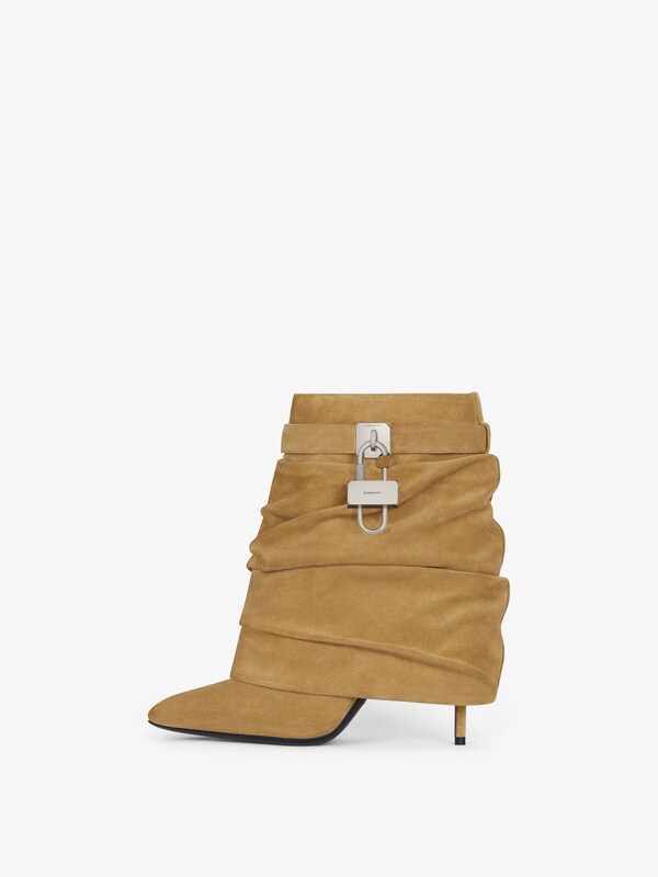 Givenchy Shark Lock Stiletto ankle boots in suede Ofertas