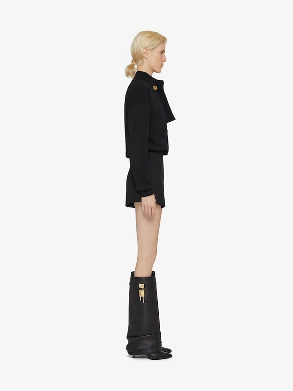 Givenchy Shark Lock Stiletto boots in nappa leather Rebajas baratas