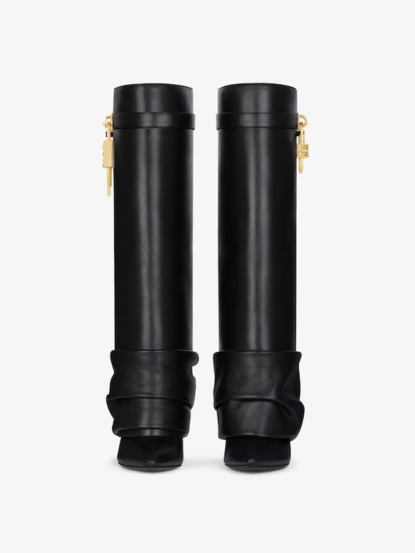 Givenchy Shark Lock Stiletto boots in nappa leather Rebajas baratas