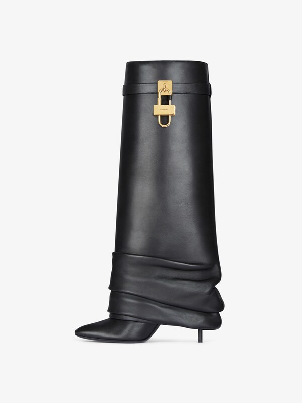 Givenchy Shark Lock Stiletto boots in nappa leather Rebajas baratas
