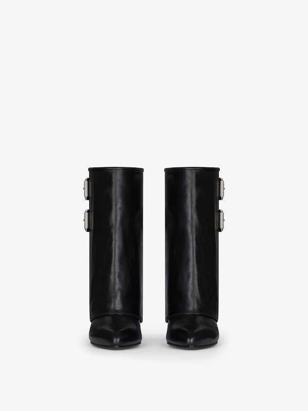 Givenchy Shark Lock Buckles ankle boots in leather Rebajas de fábrica