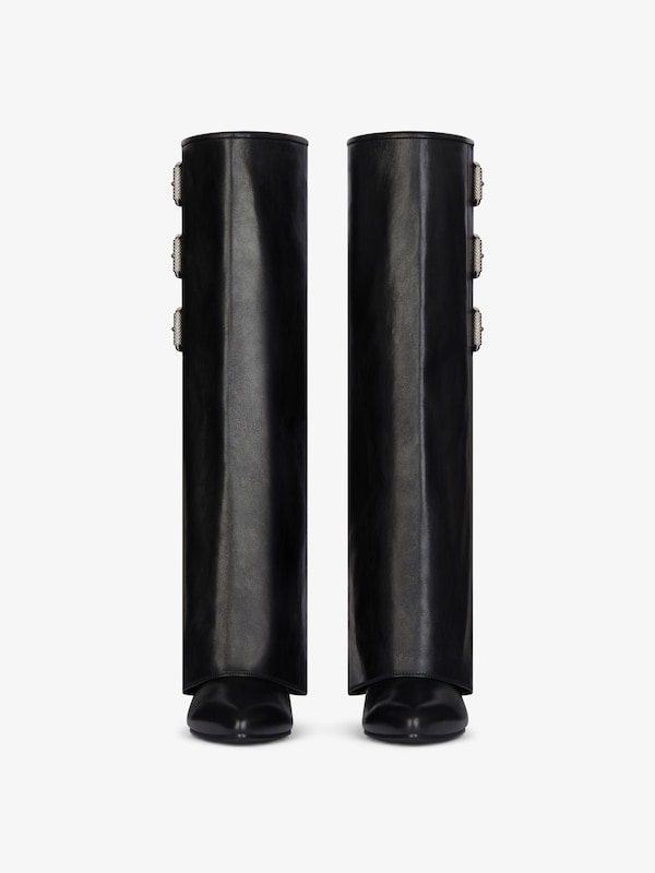 Givenchy Shark Lock Buckles boots in leather Los más vendidos