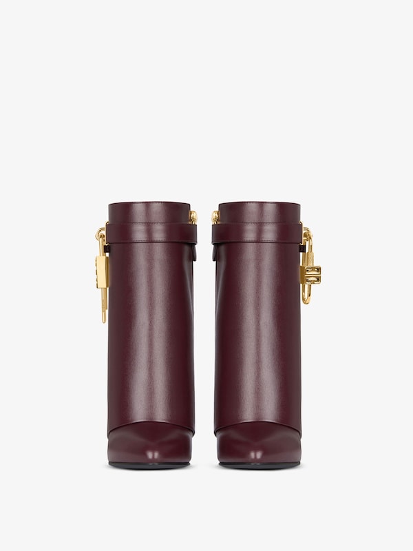Givenchy Shark Lock ankle boots in leather Mejor oferta