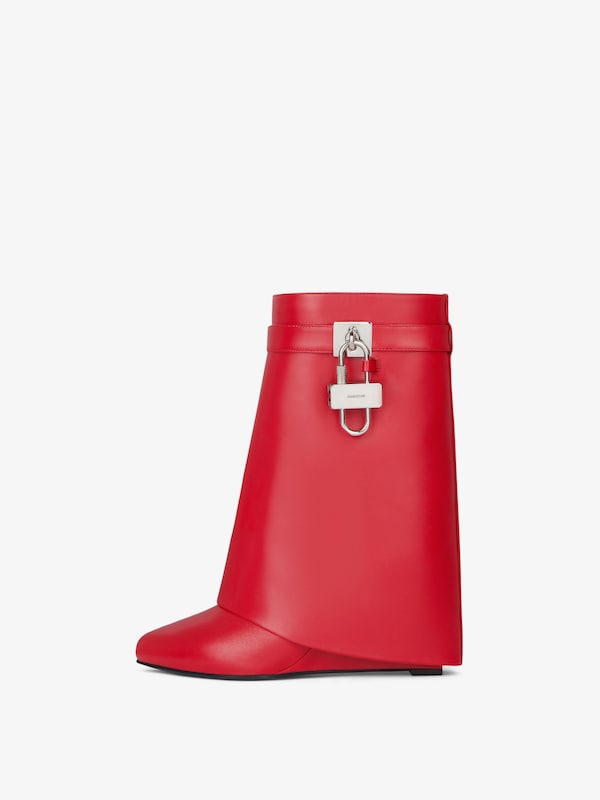 Givenchy Shark Lock ankle boots in leather Rebajas online