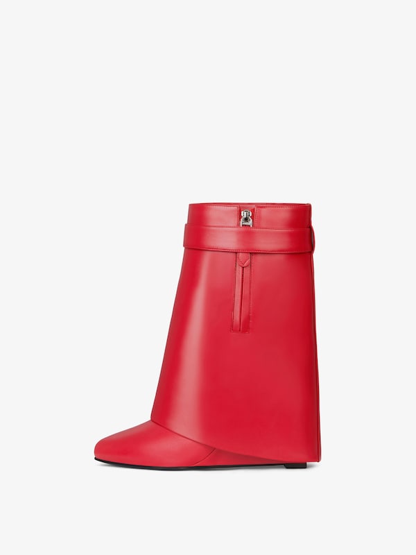 Givenchy Shark Lock ankle boots in leather Rebajas online