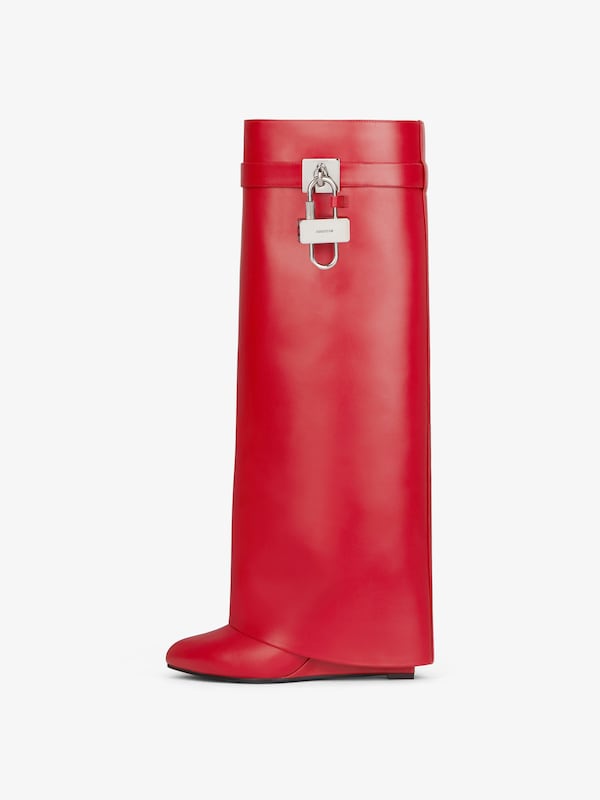 Givenchy Shark Lock boots in leather Rebajas top