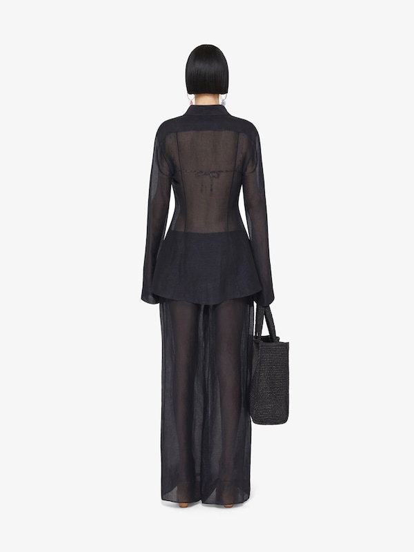 Givenchy Pants in silk and linen Envío gratis