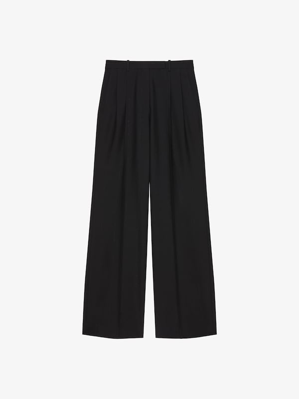 Givenchy Tailored pants in wool with lurex stripes Promoción por tiempo limitado