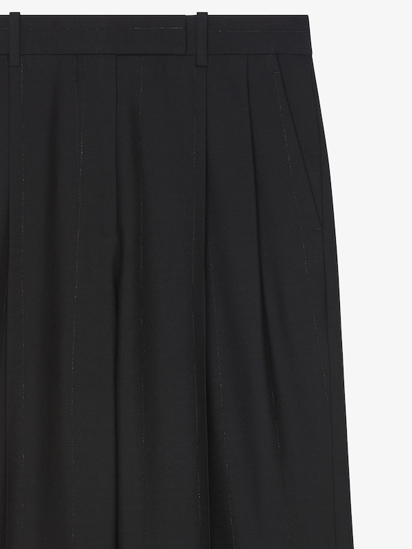Givenchy Tailored pants in wool with lurex stripes Promoción por tiempo limitado