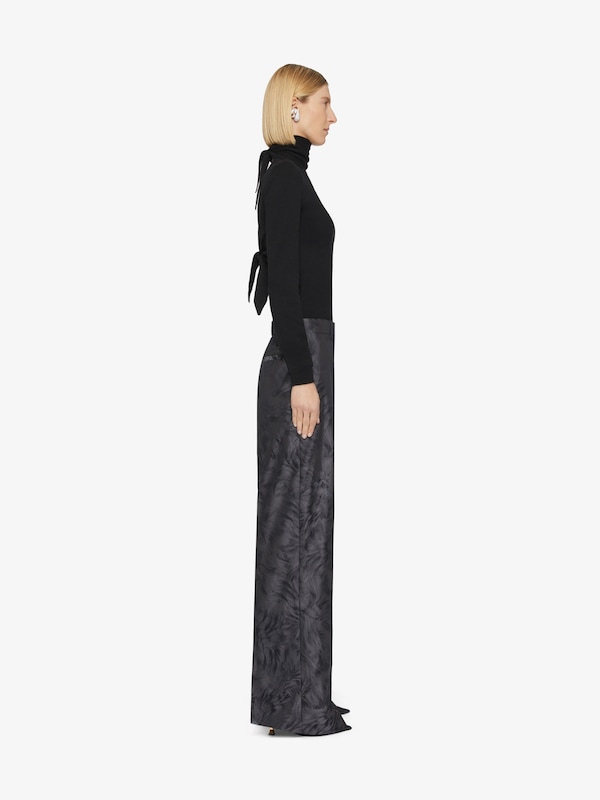 Givenchy Oversized tailored pants in cat jacquard Solo hoy